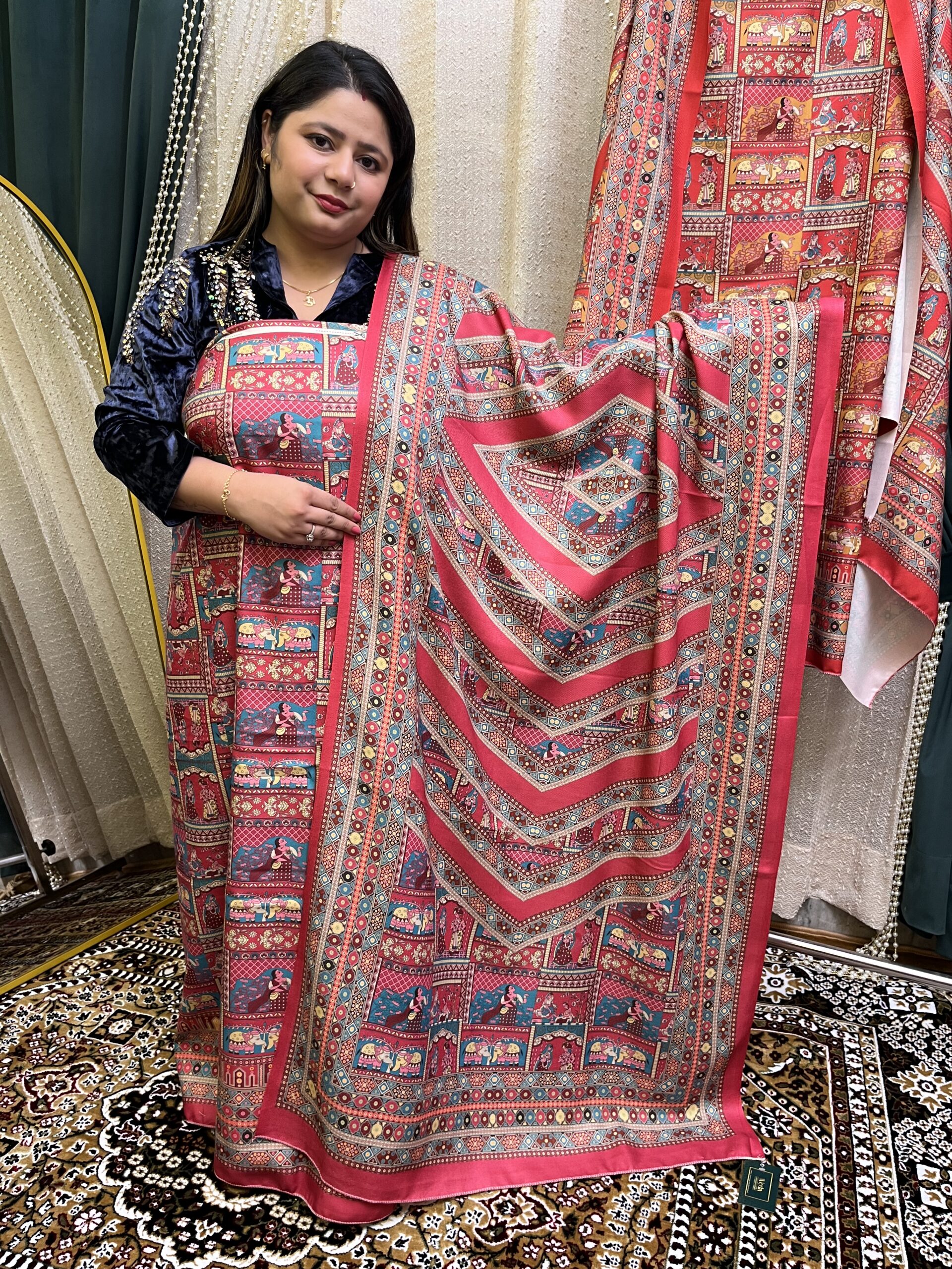 Pashmina Suit W025 2 - Image 2