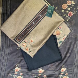 Dark Grey Pashmina W020 2