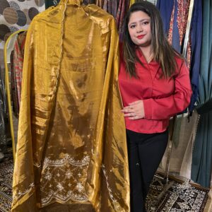 Golden Shine Silk Suit W008