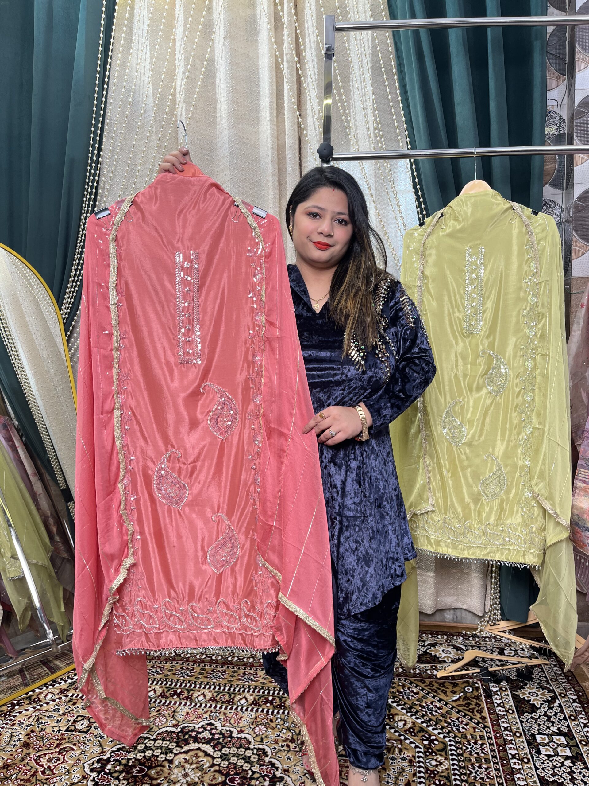 Jahnavi Silk Party Wear W013 - Image 3