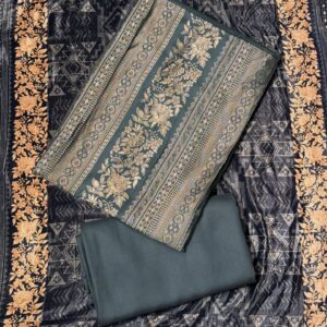 Turquoise Green Pashmina Suit W030