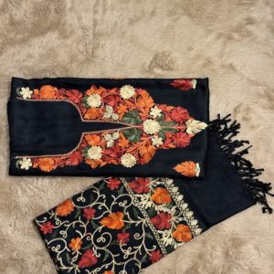 Black Kashmiri Suit W037 1