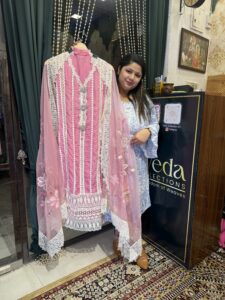 Pink Georgette W0141