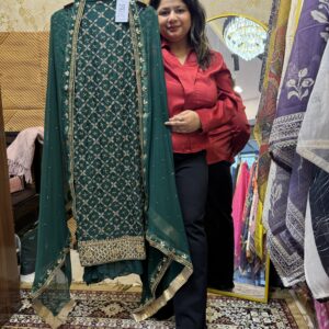 Green Punjabi Special Suit W166